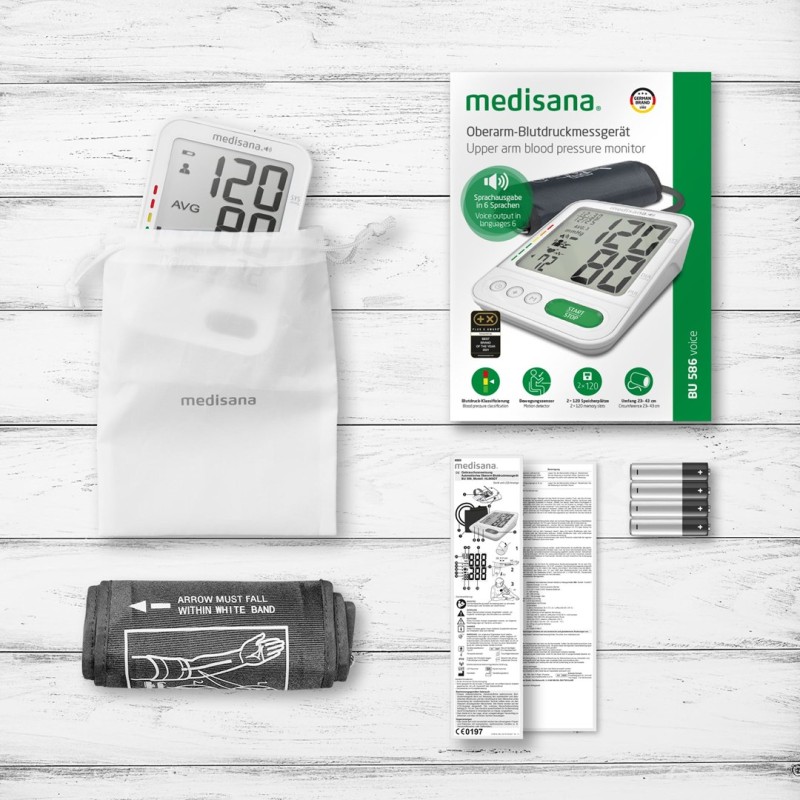 Medisana BU 565 upper arm blood pressure monitor (white) Medisana BU 565 upper arm blood pressure monitor (white)