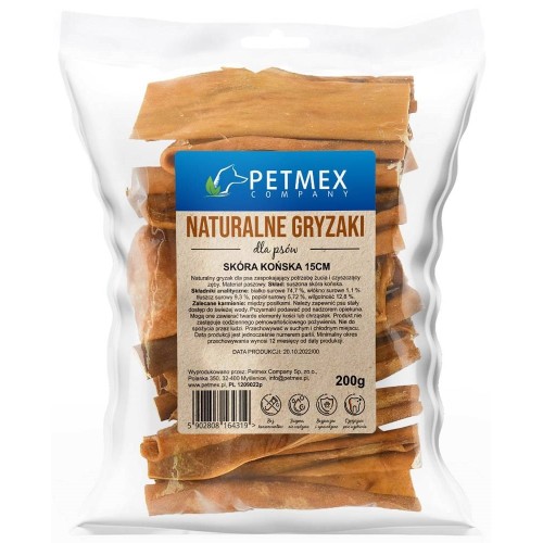 PETMEX Horse skin - dog treat - 200g PETMEX Horse skin - dog treat - 200g