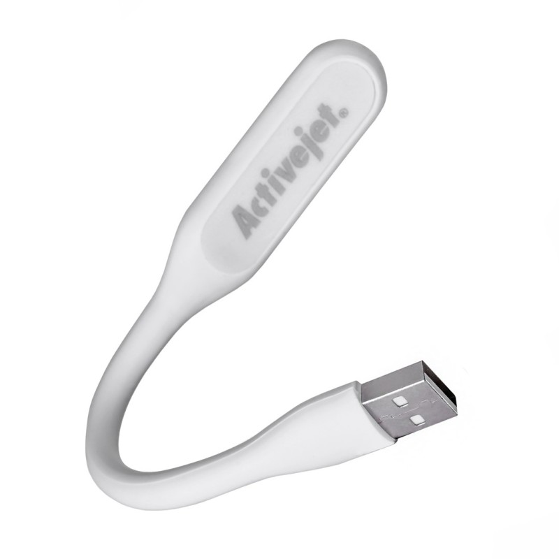 Activejet USB LED computer lamp White Activejet USB LED computer lamp White