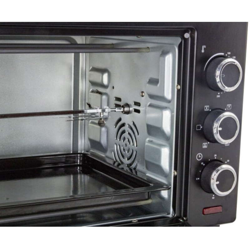 Esperanza EKO006 Mini oven with convection and spit 25 l 1600W Black Esperanza EKO006 Mini oven with convection and spit 25 l 1600W Black