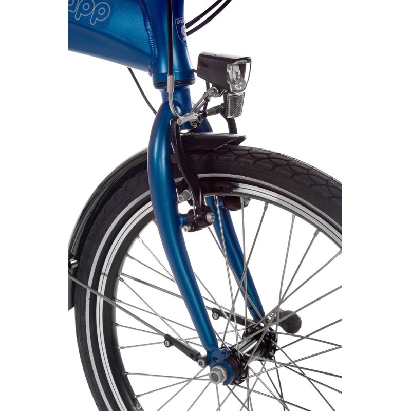 Snapp City-E folding electric bicycle, blue Snapp City-E folding electric bicycle, blue