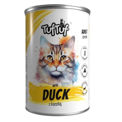 TUF TUF Meal with duck - wet cat food - 400g TUF TUF Meal with duck - wet cat food - 400g