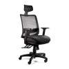 Ergonomic office chair SAGA PLUS black Ergonomic office chair SAGA PLUS black