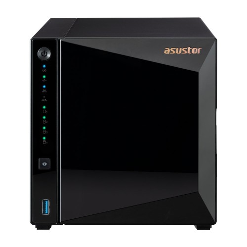 Asustor DRIVESTOR 4 Pro Gen2 AS3304T V2 NAS Realtek RTD1619B 2 GB DDR4 ADM Black