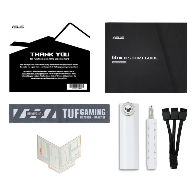 ASUS TUF Gaming TUF-RTX5070TI-O16G-WHITE-GAMING NVIDIA GeForce RTX 5070 Ti 16 GB GDDR7 ASUS TUF Gaming TUF-RTX5070TI-O16G-WHITE-GAMING NVIDIA GeForce RTX 5070 Ti 16 GB GDDR7