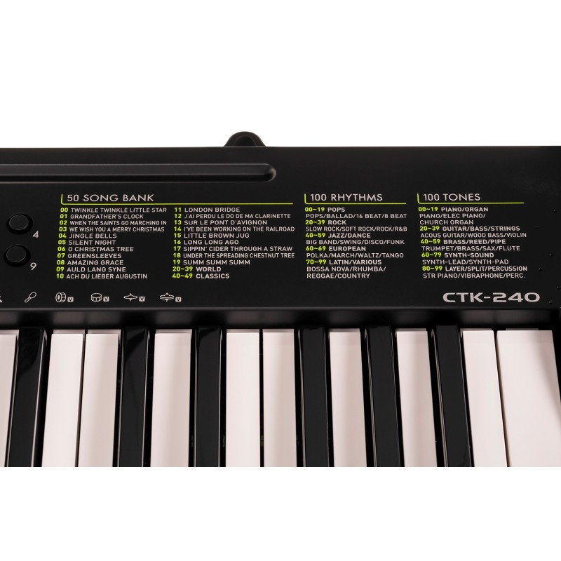 Casio CTK-240 MIDI keyboard 49 keys Black, White Casio CTK-240 MIDI keyboard 49 keys Black, White