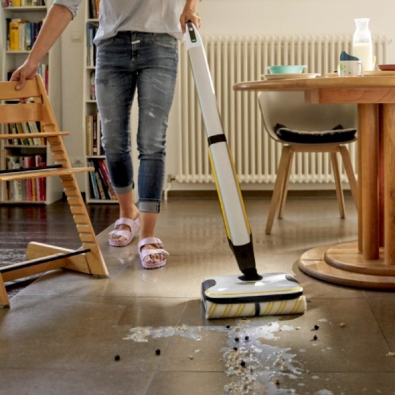 Kärcher FC 7 CORDLESS Electric broom Battery Wet Bagless Black, White, Yellow 2.85 Ah Kärcher FC 7 CORDLESS Electric broom Battery Wet Bagless Black, White, Yellow 2.85 Ah