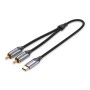 Vention USB-C to 2RCA male audio cable, 2 m