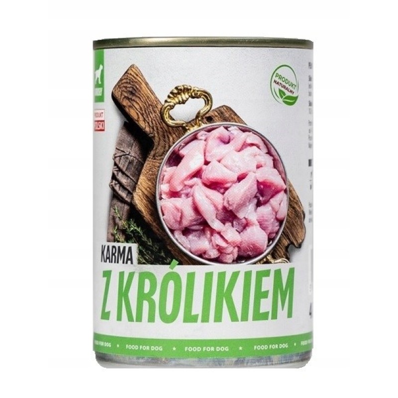 TUF TUF Rabbit food - Wet dog food - 400 g TUF TUF Rabbit food - Wet dog food - 400 g