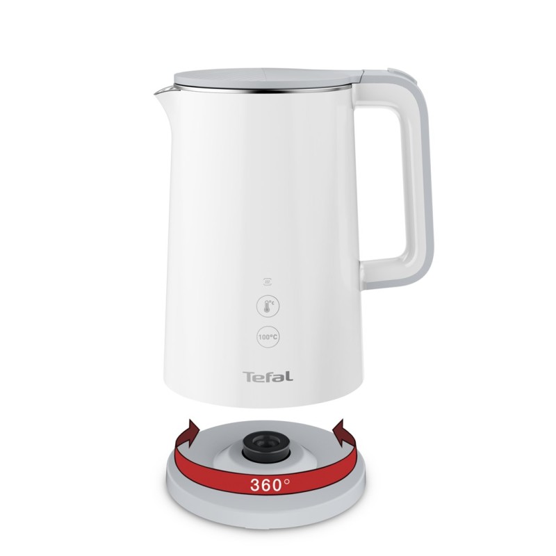 Tefal Sense KO6931 electric kettle 1.5 L 1800 W White Tefal Sense KO6931 electric kettle 1.5 L 1800 W White