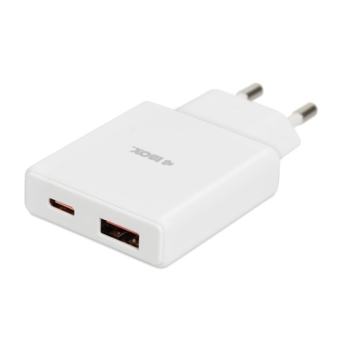 iBOX C-43 Slim GaN PD30W Wall charger, White
