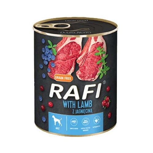 Dolina Noteci Rafi Dog wet food with lamb - 800g