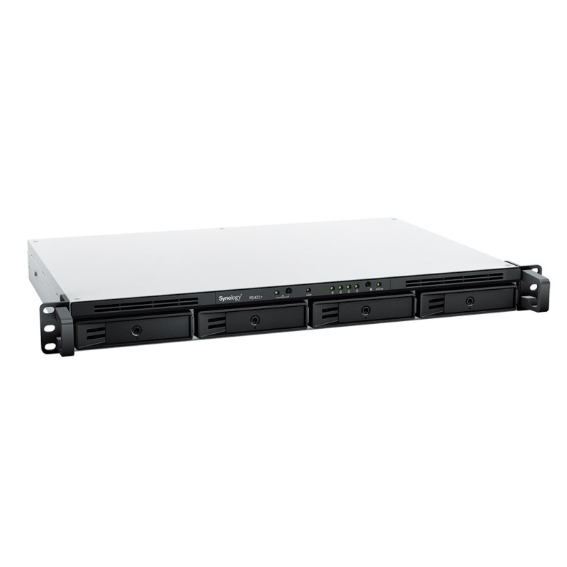 Synology RackStation RS422+ NAS/storage server Rack (1U) Ryzen Embedded R1600 2 GB DDR4 DSM Black Synology RackStation RS422+ NAS/storage server Rack (1U) Ryzen Embedded R1600 2 GB DDR4 DSM Black