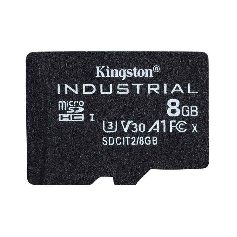 Kingston Technology Industrial 8 GB MicroSDHC UHS-I Class 10