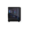 MSI MAG FORGE M100A computer case Micro Tower Black, Transparent