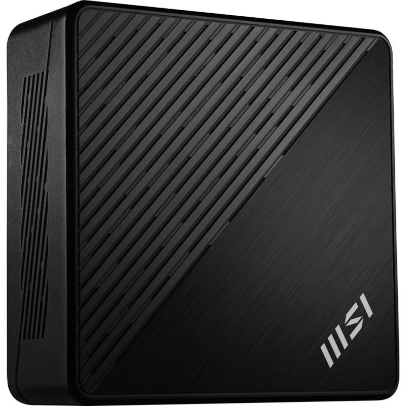 MSI Cubi N ADL S-078EU Intel® N N100 4 GB DDR4-SDRAM 128 GB SSD Windows 11 Pro Mini PC Black
