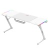 Huzaro Hero 4.8 White RGB - gaming desk Huzaro Hero 4.8 White RGB - gaming desk