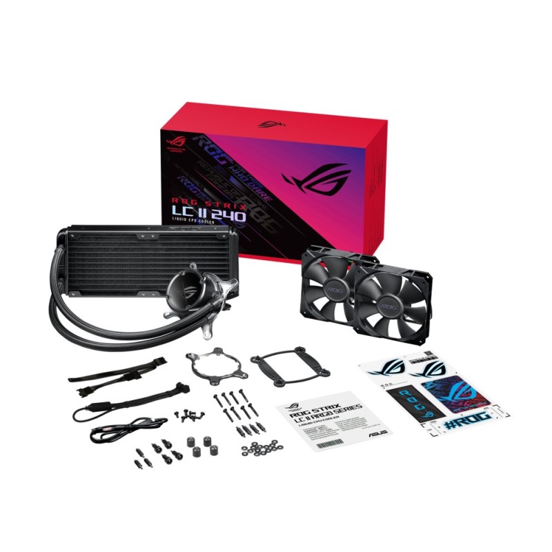 Corsair H100I Processor Hybrid cooler 12 cm White Corsair H100I Processor Hybrid cooler 12 cm White