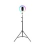 Havit ST7026 - tripod with RGB light ring, black