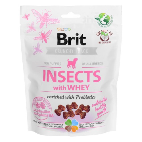 BRIT Care Dog Insects&Whey - Dog treat - 200 g BRIT Care Dog Insects&Whey - Dog treat - 200 g