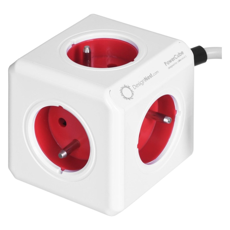 Allocacoc 2304/FREXPC power extension 3 m 5 AC outlet(s) Indoor Red, White Allocacoc 2304/FREXPC power extension 3 m 5 AC outlet(s) Indoor Red, White