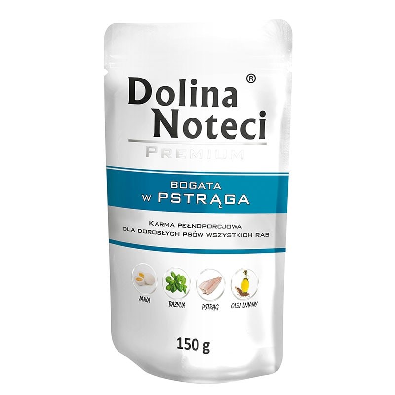 Dolina Noteci Premium rich in trout - wet dog food - 150g