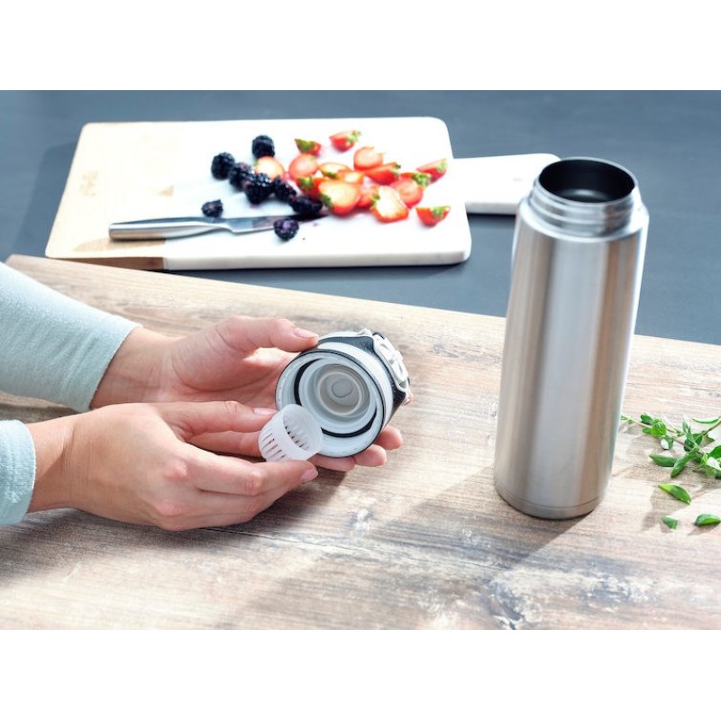 Leifheit 03272 travel mug 600 ml Silver Stainless steel Leifheit 03272 travel mug 600 ml Silver Stainless steel