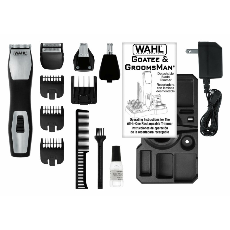 Wahl GroomsMan Pro Battery Black, Stainless steel Wahl GroomsMan Pro Battery Black, Stainless steel