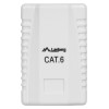 LANBERG SURFACE MOUNTING SOCKET CAT.6 1XRJ45 WHITE LANBERG SURFACE MOUNTING SOCKET CAT.6 1XRJ45 WHITE