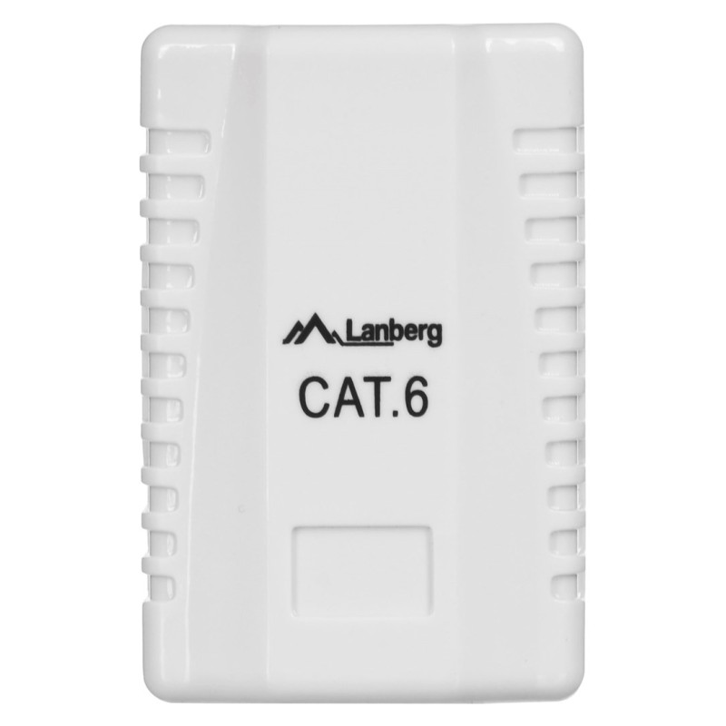 LANBERG SURFACE MOUNTING SOCKET CAT.6 1XRJ45 WHITE LANBERG SURFACE MOUNTING SOCKET CAT.6 1XRJ45 WHITE