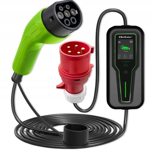 Qoltec Mobile charger for EV cars 2-in-1 Type 2 3.5 kW 230 V Qoltec Mobile charger for EV cars 2-in-1 Type 2 3.5 kW 230 V
