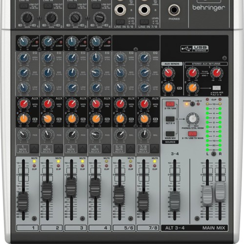 Behringer Xenyx 1204USB audio mixer 12 channels Grey Behringer Xenyx 1204USB audio mixer 12 channels Grey