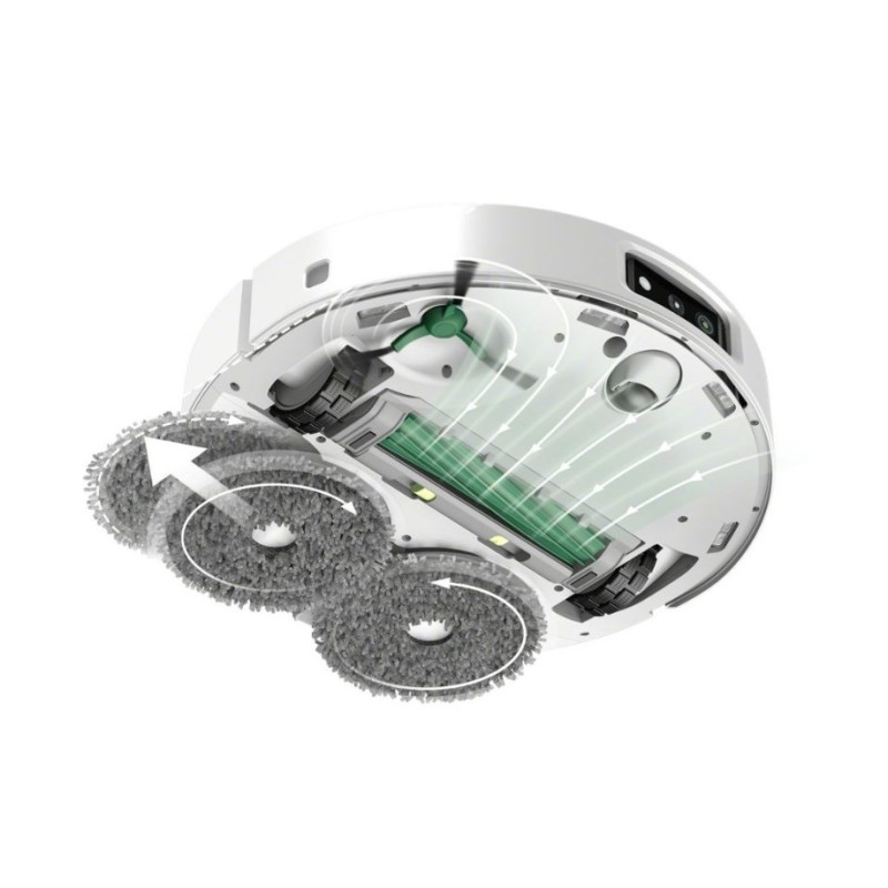 iRobot Roomba Plus 505 Combo Robot + AutoWash Dock White