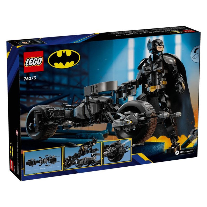 LEGO BATMAN 76273 Batman Construction Figure and the Bat-Pod Bike