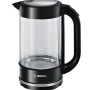 Bosch TWK70B03 electric kettle 1.7 L 2400 W Black, Transparent