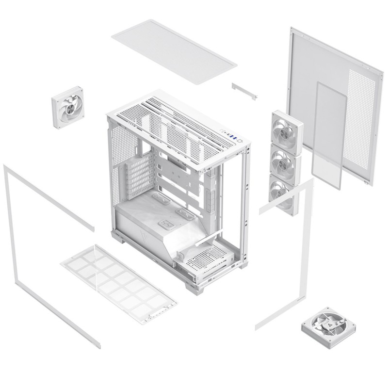 MODECOM VOLCANO STELLAR PLUS ARGB MIDI 5F WHITE