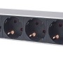 Intellinet Vertical Rackmount 12-Way Power Strip - German Type, With On/Off Switch and Overload Protection, 1.6m Power Cord