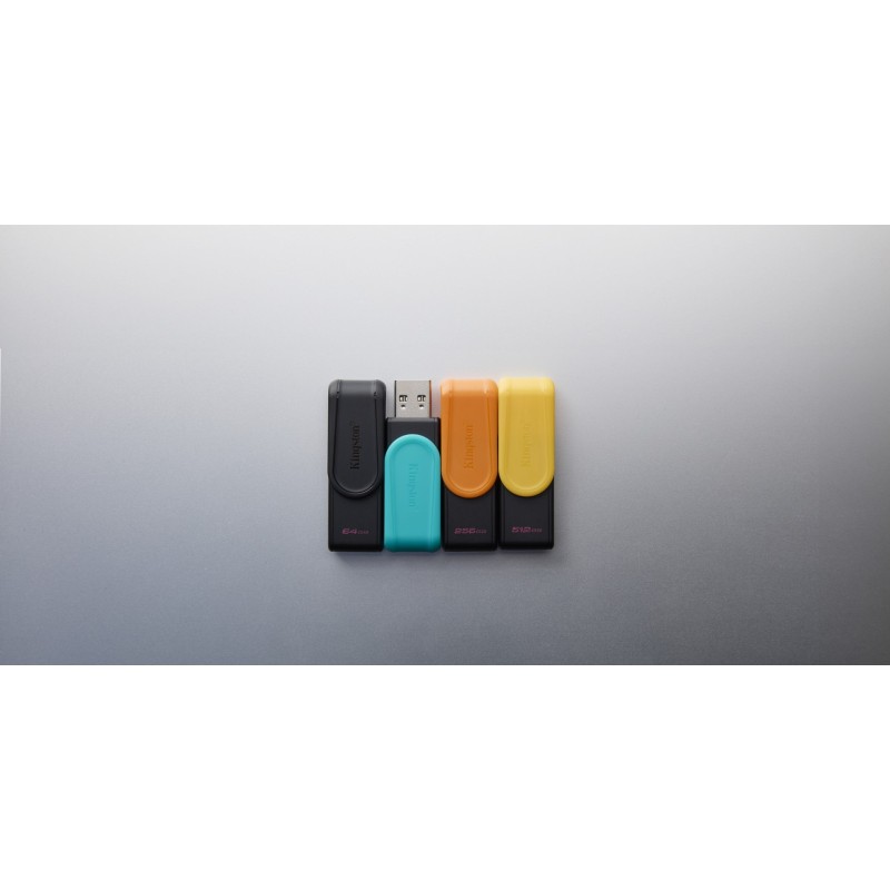 Kingston Technology DataTraveler 256GB Portable USB 3.2 Gen 1 Exodia S (Black/Orange) Kingston Technology DataTraveler 256GB Portable USB 3.2 Gen 1 Exodia S (Black/Orange)