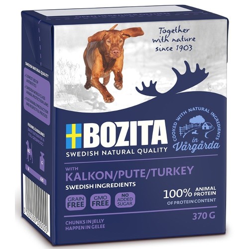 BOZITA Wet dog food Chunks in jelly Turkey 370 g BOZITA Wet dog food Chunks in jelly Turkey 370 g
