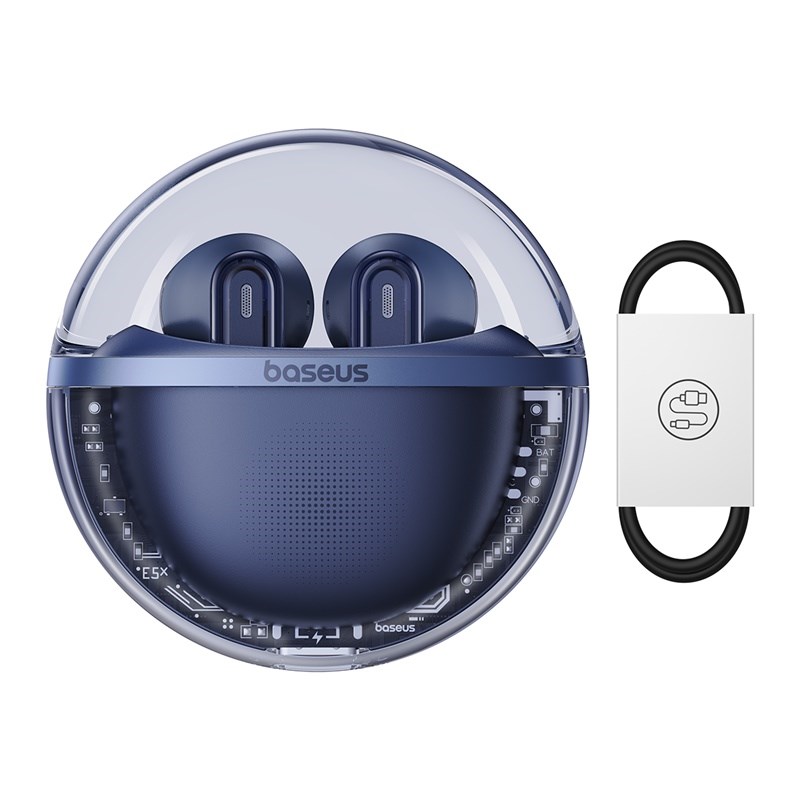 Baseus Bowie E5X True Wireless Stereo (TWS) Headset In-Ear Blue Baseus Bowie E5X True Wireless Stereo (TWS) Headset In-Ear Blue