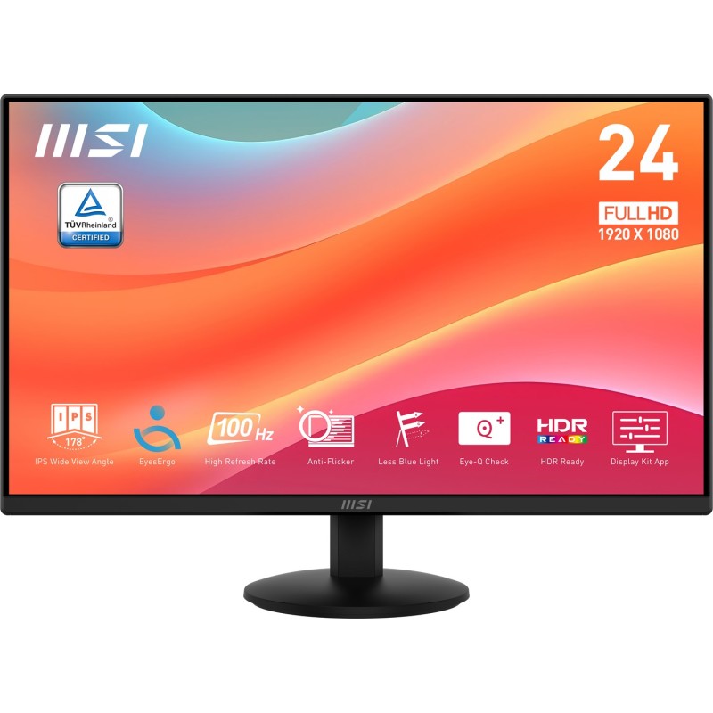 MSI Pro MP242L computer monitor 60.5 cm (23.8 MSI Pro MP242L computer monitor 60.5 cm (23.8
