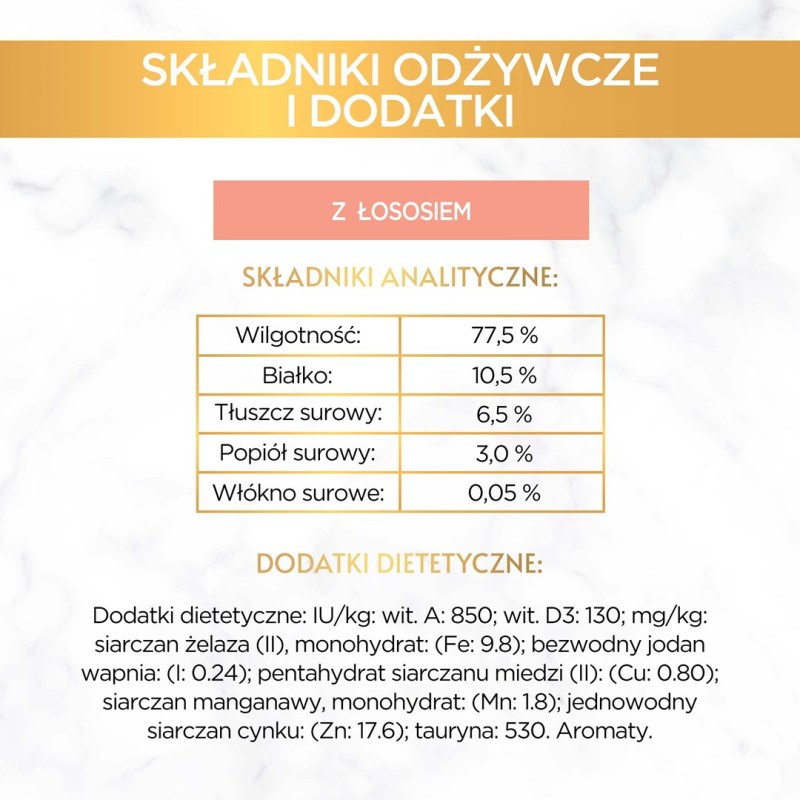 PURINA Gourmet Gold Mousse with salmon - wet cat food - 85g PURINA Gourmet Gold Mousse with salmon - wet cat food - 85g