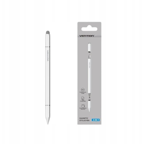 Vention 3-in-1 magnetic stylus WHITE Vention 3-in-1 magnetic stylus WHITE