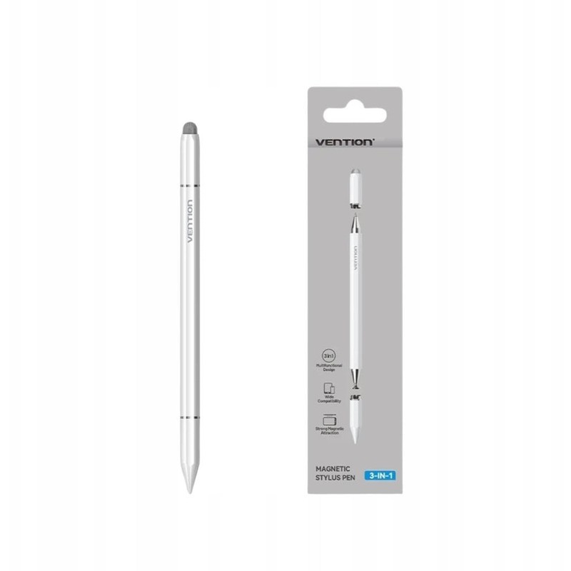 Vention 3-in-1 magnetic stylus WHITE