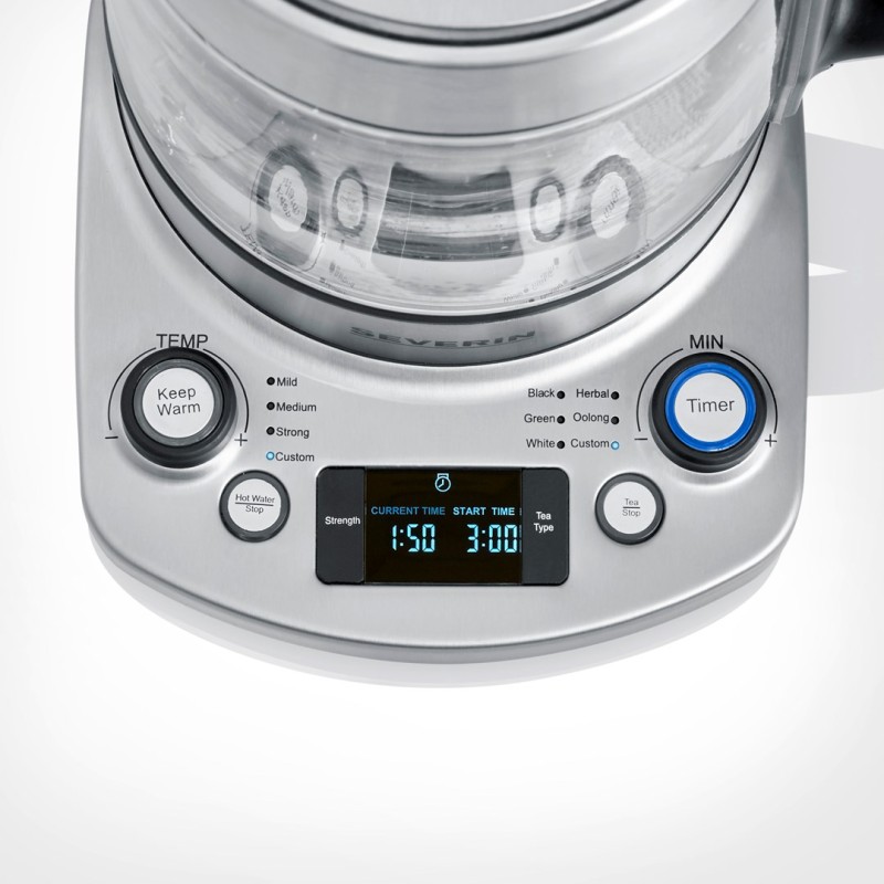 SEVERIN ELECTRIC KETTLE, GLASS, 1,7L, 3000W WK3422 SEVERIN ELECTRIC KETTLE, GLASS, 1,7L, 3000W WK3422