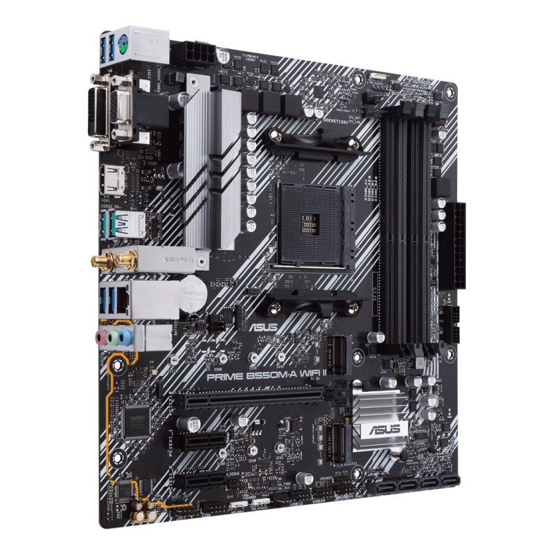 ASUS PRIME B550M-A WIFI II AMD B550 Socket AM4 micro ATX ASUS PRIME B550M-A WIFI II AMD B550 Socket AM4 micro ATX
