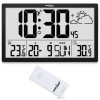 GreenBlue GB218 Extra Large LCD Wall Clock with Weather Station Temperature and Date Display GreenBlue GB218 Extra Large LCD Wall Clock with Weather Station Temperature and Date Display