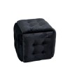 Puff-transformer 5in1 - 5 stools in 1 pouffe black velvet Puff-transformer 5in1 - 5 stools in 1 pouffe black velvet