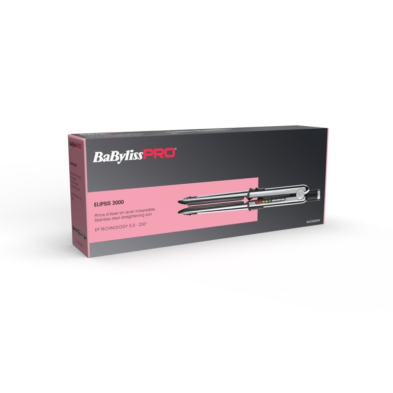 BaBylissPRO ELIPSIS3000 STYLER Straightening iron Warm Black 55 W 106.3 BaBylissPRO ELIPSIS3000 STYLER Straightening iron Warm Black 55 W 106.3