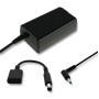 Qoltec 51728 Power adapter for HP| 65W | 19V | 3.33A | 4.5*3.0+pin | adapter 4.5*3.0+pin/7.4*5.0+pin | power cable